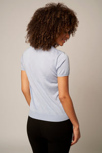 Silk Cashmere V-Neck T-Shirt329732362486002