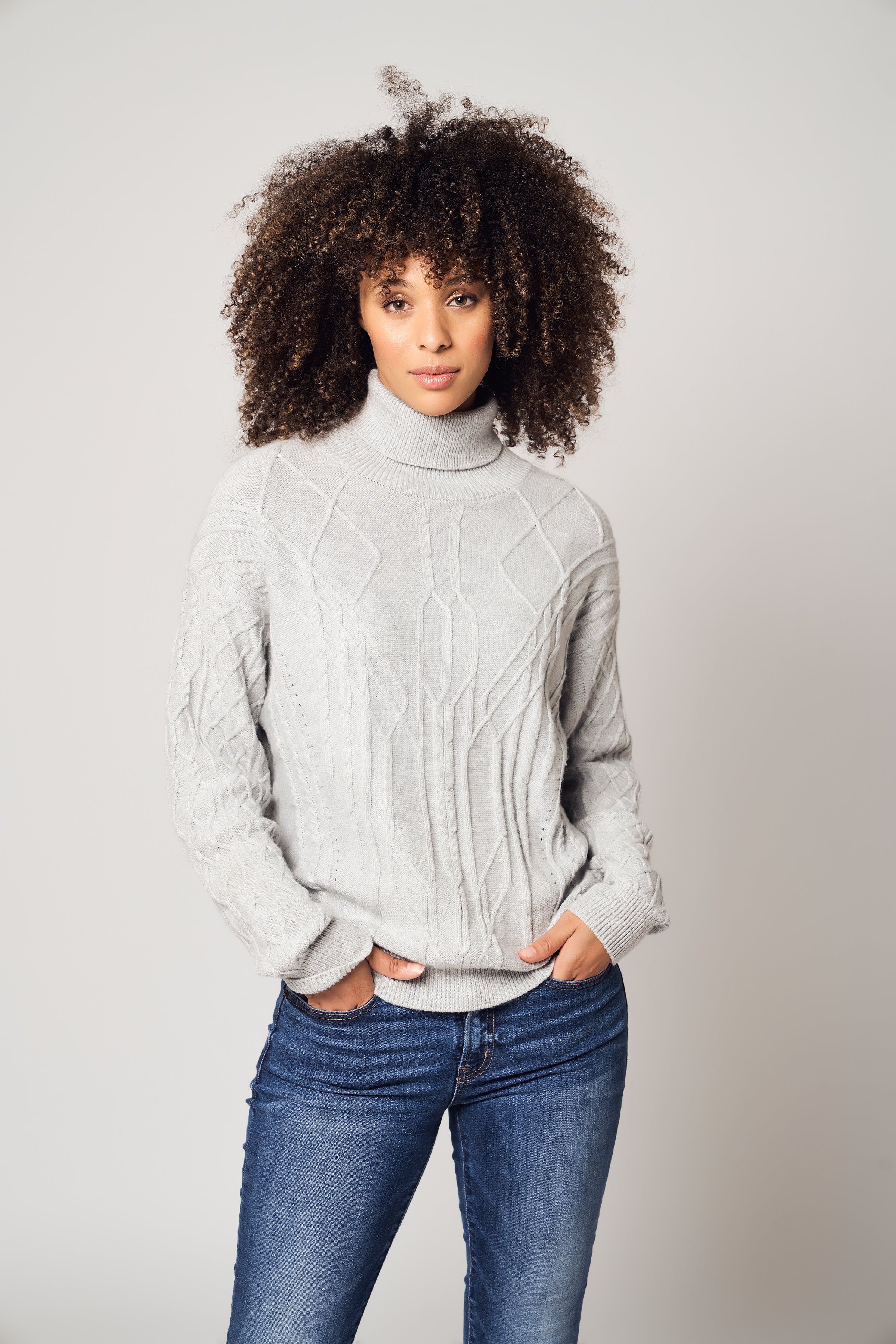 Cashmere | Turtle Neck Winter Sweater | Women Long Sleeve Sweater | Bellemere New York