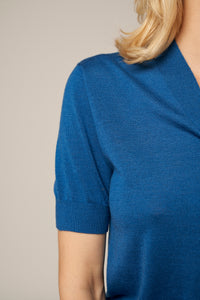 Tie Neck Worsted Cashmere Top1211088776757416