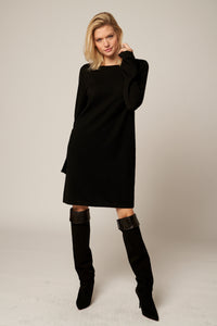 Wide Sleeved SuperFine Merino Wool Dress811096600903848