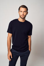 Load image into Gallery viewer, cotton cashmere Crew neck t shirt
