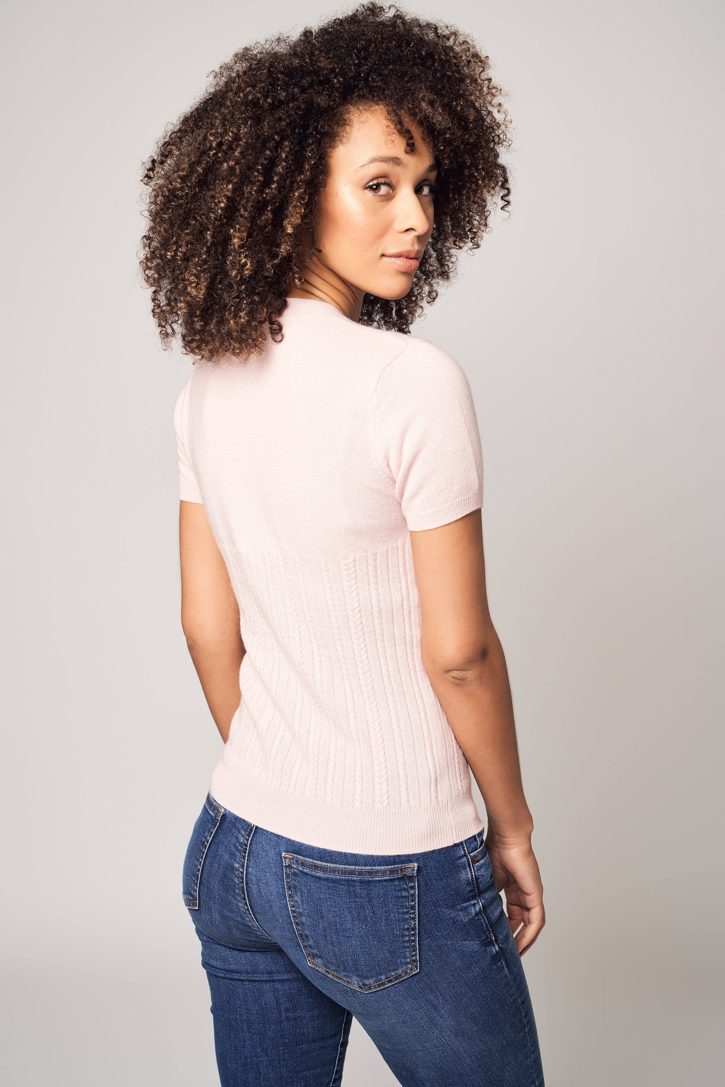 Slim Cable-Knit Top