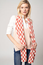 Load image into Gallery viewer, Modern Checkered Cashmere Scarf
