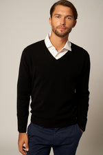 Load image into Gallery viewer, Cashmere V Neck Sweater
