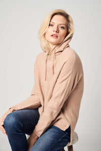 High Low Cashmere Hoodie411322277363880
