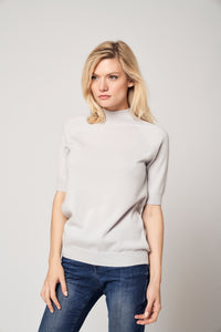 Short-Sleeve Cashmere Sweater911299187851432