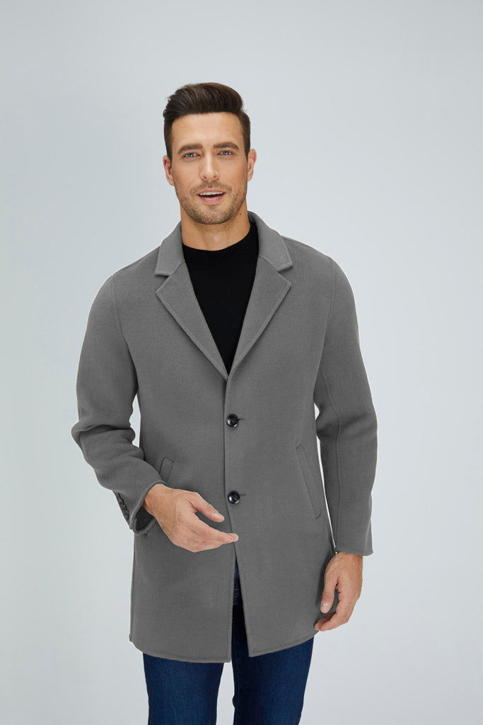 Wool Blend | Men Coat | Long Coat | Wool Coat | Bellemere New York
