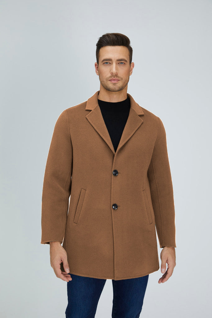 Wool Blend | Men Coat | Long Coat | Wool Coat | Bellemere New York