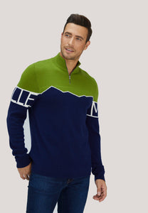 Merino Super Fine Mountain Print Sweater932026498629874