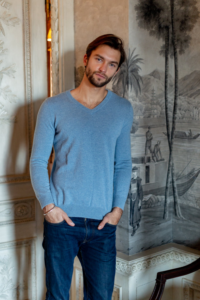 Cashmere V Neck Sweater