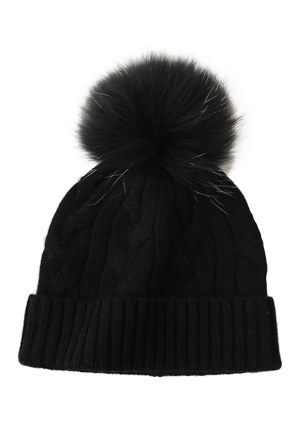 Soft Cable-Knit Cashmere Beanie