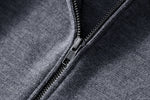 Load image into Gallery viewer, Zip-Up Cotton Cardigan
