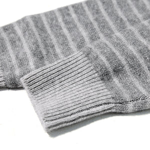 Aesthetic Striped Cashmere Sweater511280716038312