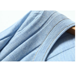 Wide Ribbed Worsted Cashmere T-Shirt2011088890855592