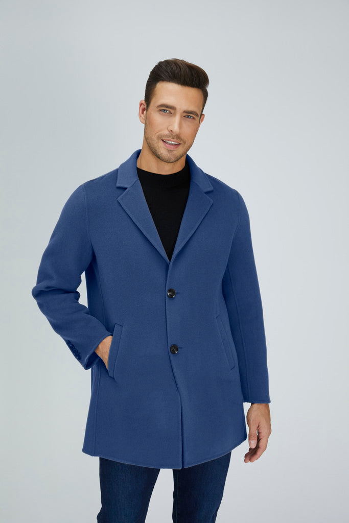 Wool Blend | Men Coat | Long Coat | Wool Coat | Bellemere New York