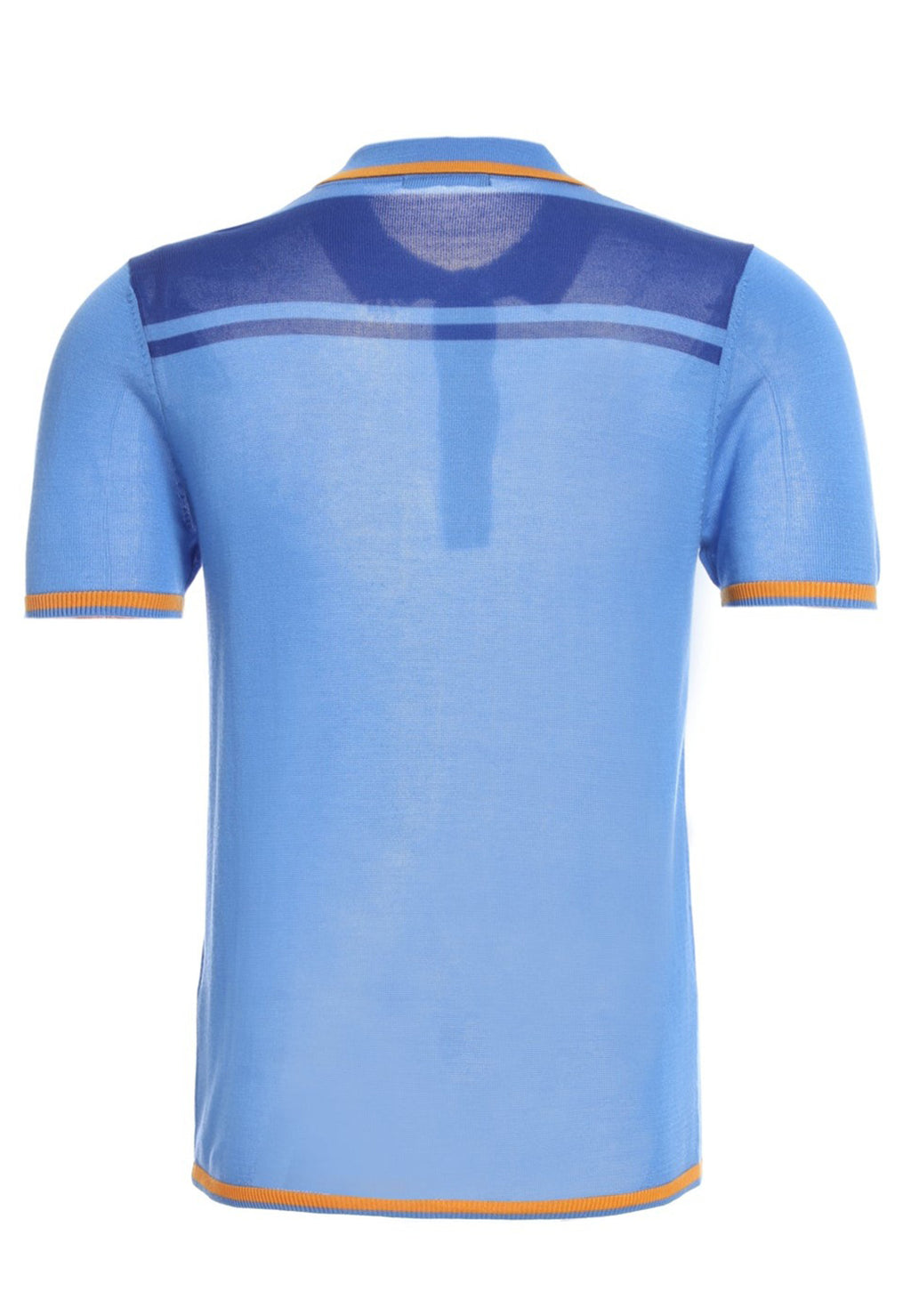 Men’s Two-Tone Contrast Tencel Polo | Blue Size S M L XL XXL | Bellemere New York 100% Sustainable Fashion | 100% Tencel | Tennis & Golf Polo Shirt