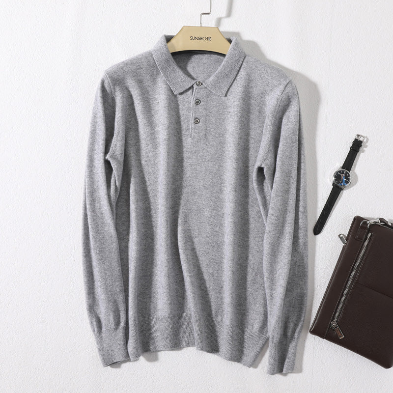 Dapper Cotton Polo Sweater