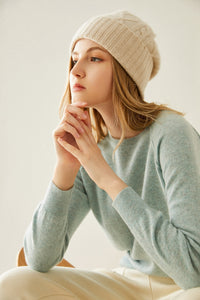 Cable-Knit Cashmere Beanie1325303137386738