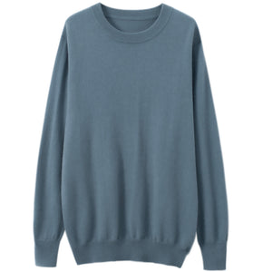 Solid Crew Neck Cashmere Sweater1526776251302130