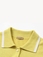 Load image into Gallery viewer, Silk Cashmere Polo T-Shirt
