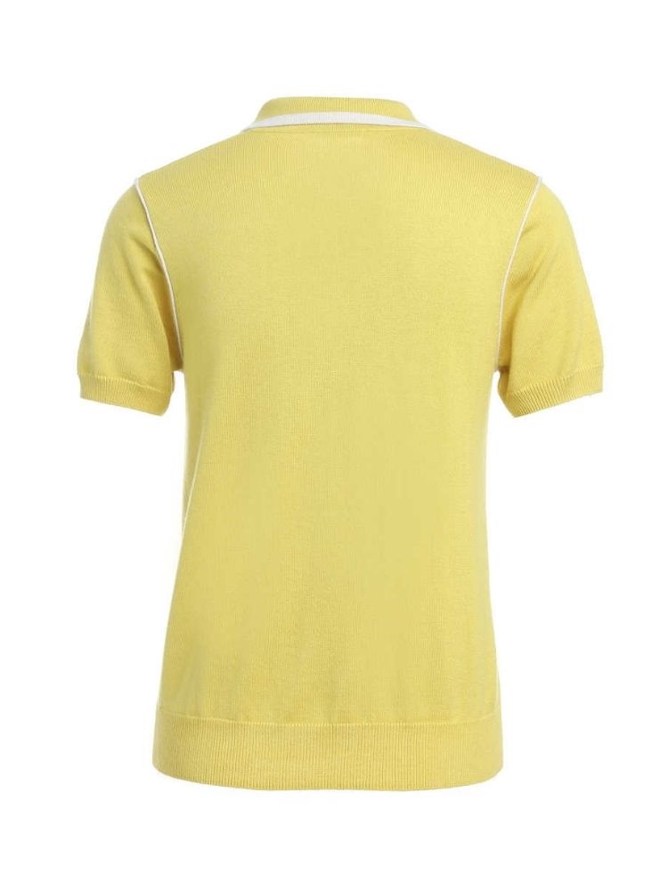 Silk Cashmere Polo T-Shirt