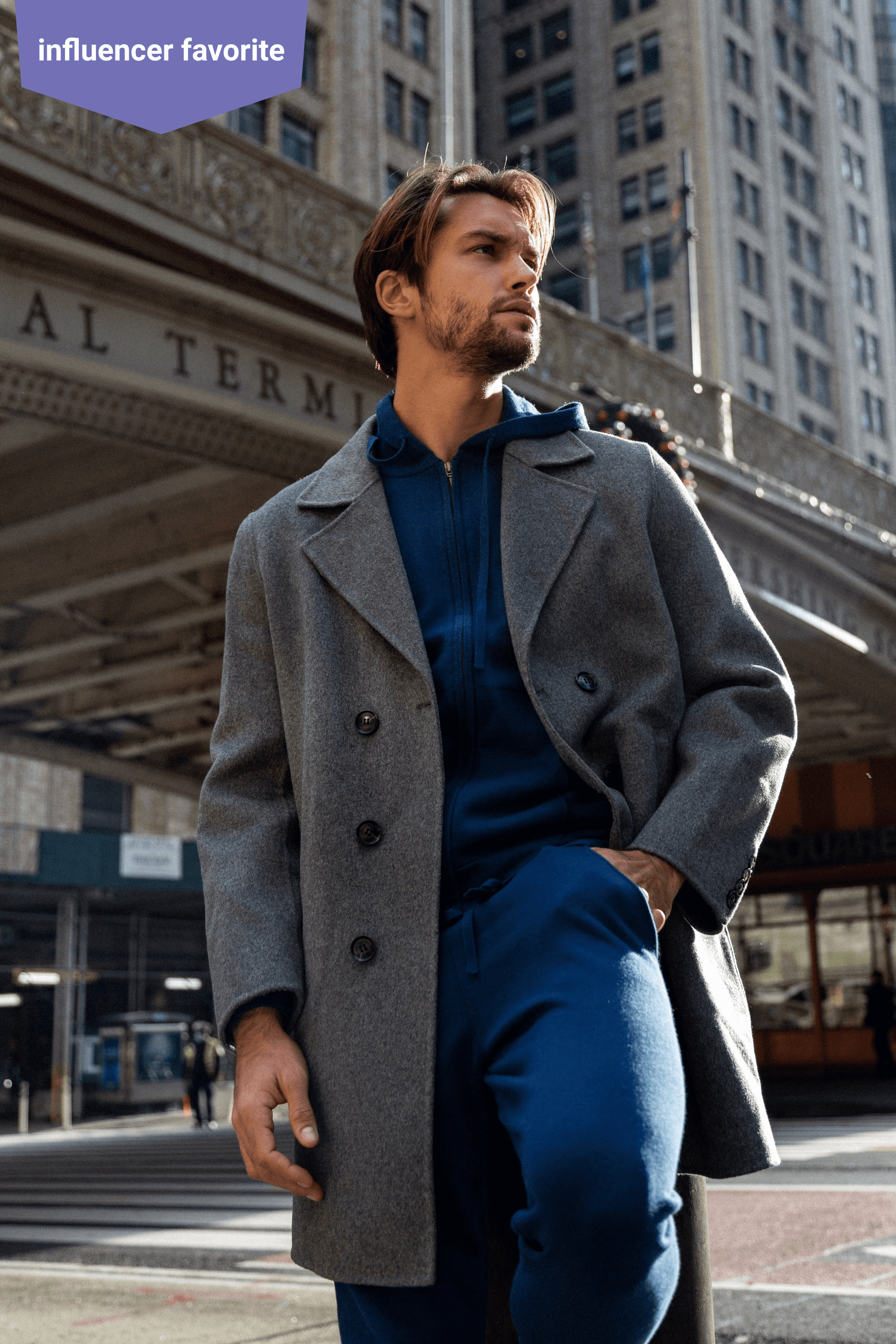 Double Breasted Walker Coat