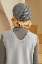 Load image into Gallery viewer, Mixed Patterned Cashmere Beret
