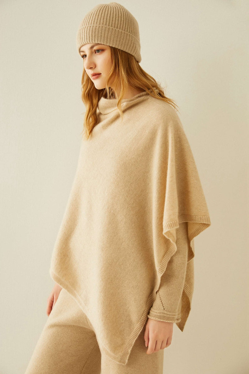 Smooth Cashmere Poncho