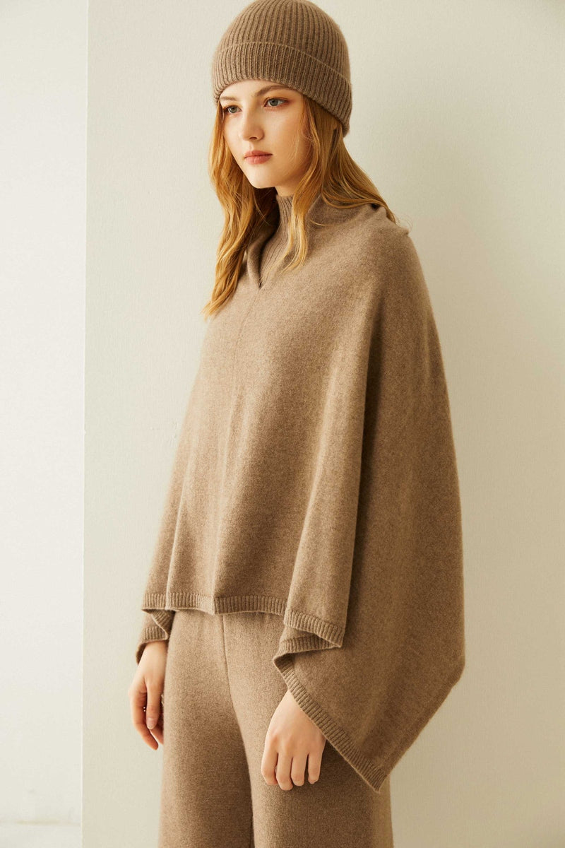 Smooth Cashmere Poncho