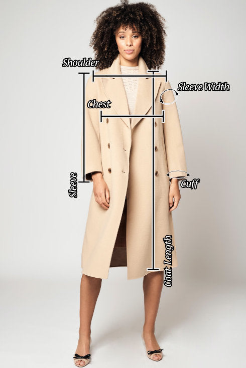 Beige Wool Coat - Main Image